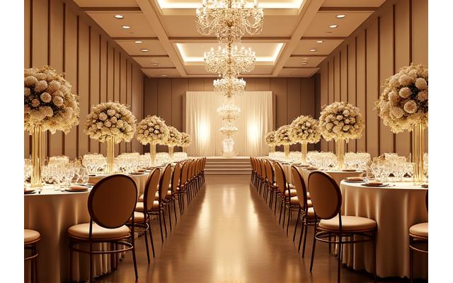 그랜드 볼룸 내부 셋업 이미지